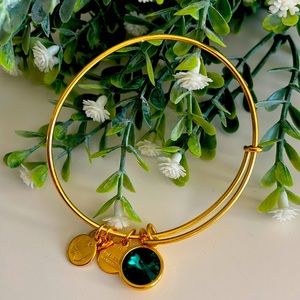 Alex and Ani May Birthstone Bracelet Gold